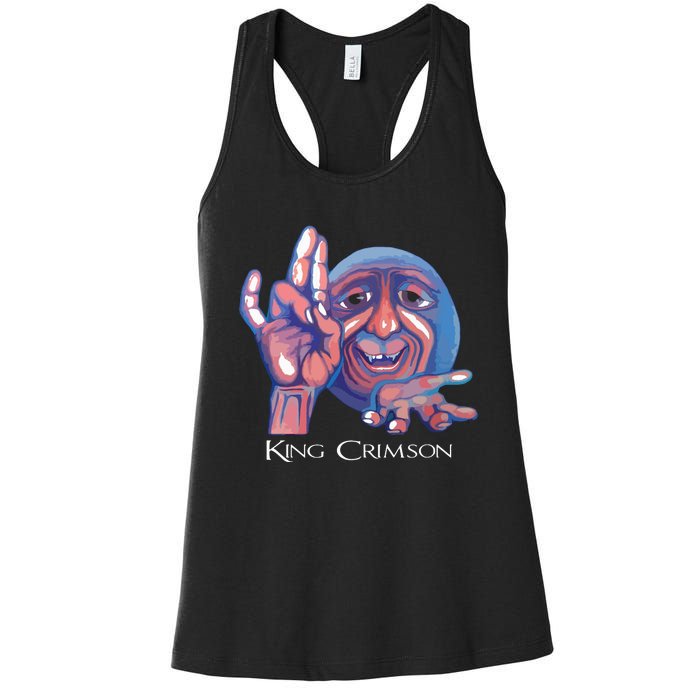 Crimsons King Artwork Women's Racerback Tank