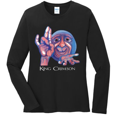 Crimsons King Artwork Ladies Long Sleeve Shirt