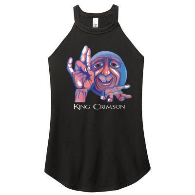 Crimsons King Artwork Women's Perfect Tri Rocker Tank