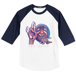 Crimsons King Artwork Baseball Sleeve Shirt