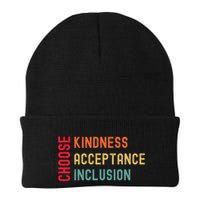 Choose Kindness Acceptance Inclusion Unity Day Knit Cap Winter Beanie