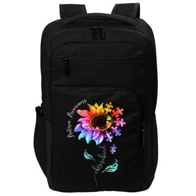 Choose Kind Autism Gift For Autism Awareness Mom Impact Tech Backpack