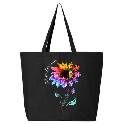 Choose Kind Autism Gift For Autism Awareness Mom 25L Jumbo Tote