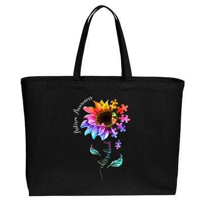 Choose Kind Autism Gift For Autism Awareness Mom Cotton Canvas Jumbo Tote