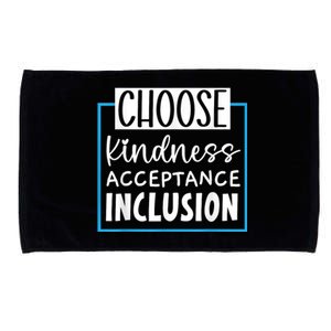 Choose Kindness Acceptance Inclusion Orange Day Microfiber Hand Towel