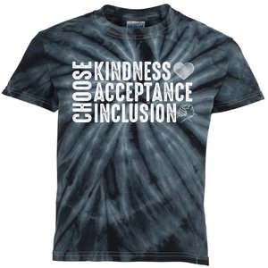 Choose Kindness Acceptation Inclusion Unity Day Orange Kids Kids Tie-Dye T-Shirt