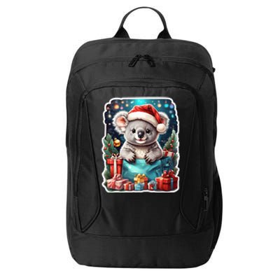 Christmas Koala Bear City Backpack