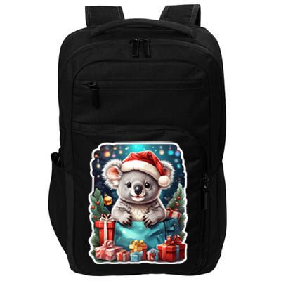 Christmas Koala Bear Impact Tech Backpack