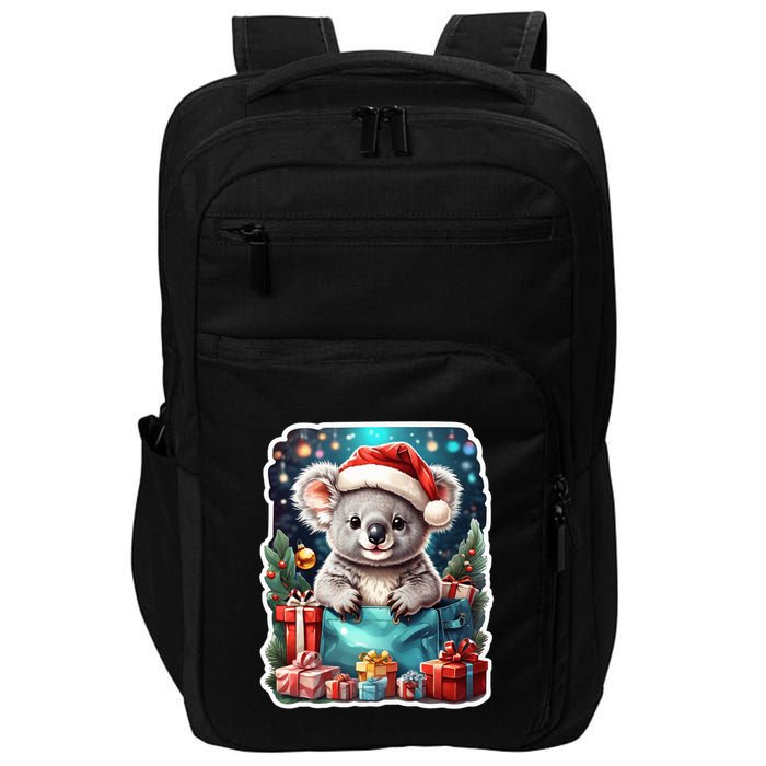 Christmas Koala Bear Impact Tech Backpack