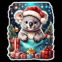 Christmas Koala Bear Impact Tech Backpack