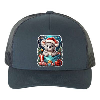 Christmas Koala Bear Yupoong Adult 5-Panel Trucker Hat