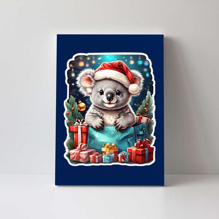 Christmas Koala Bear Canvas