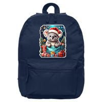 Christmas Koala Bear 16 in Basic Backpack