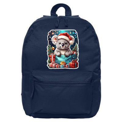 Christmas Koala Bear 16 in Basic Backpack