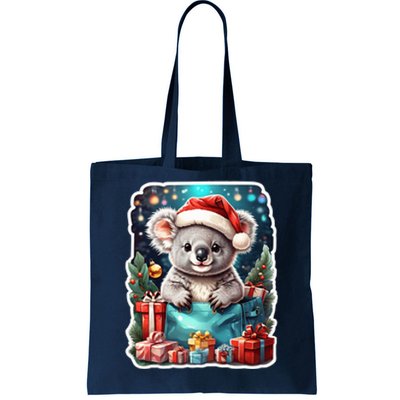 Christmas Koala Bear Tote Bag