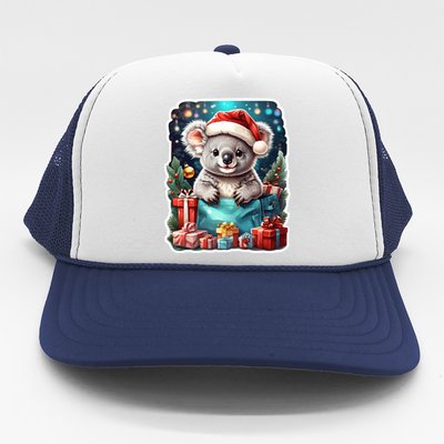 Christmas Koala Bear Trucker Hat