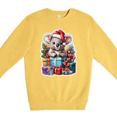 Christmas Koala Bear Premium Crewneck Sweatshirt