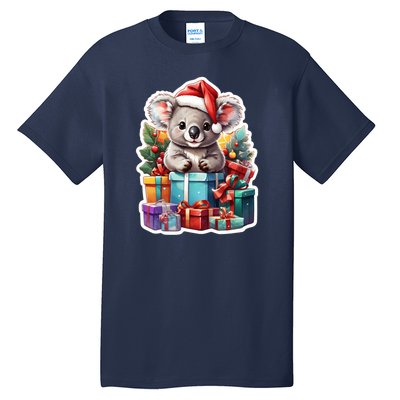 Christmas Koala Bear Tall T-Shirt