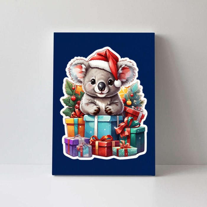 Christmas Koala Bear Canvas