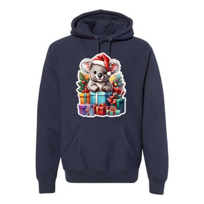 Christmas Koala Bear Premium Hoodie