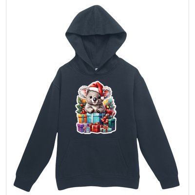 Christmas Koala Bear Urban Pullover Hoodie