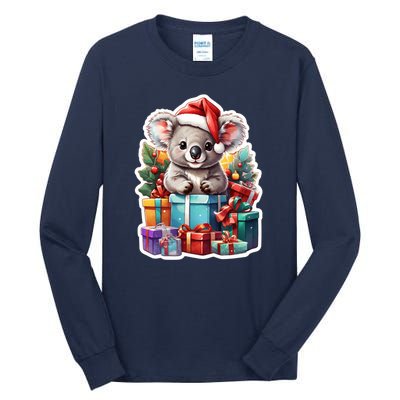 Christmas Koala Bear Tall Long Sleeve T-Shirt