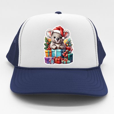 Christmas Koala Bear Trucker Hat