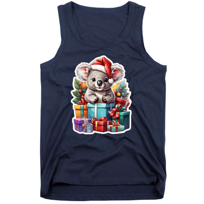 Christmas Koala Bear Tank Top