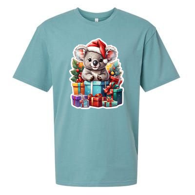 Christmas Koala Bear Sueded Cloud Jersey T-Shirt