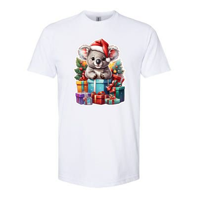 Christmas Koala Bear Softstyle CVC T-Shirt