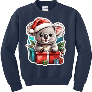 Christmas Koala Bear Kids Sweatshirt