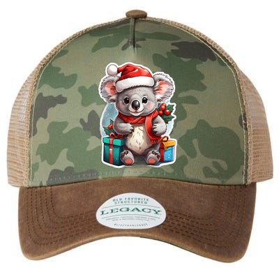 Christmas Koala Bear Legacy Tie Dye Trucker Hat