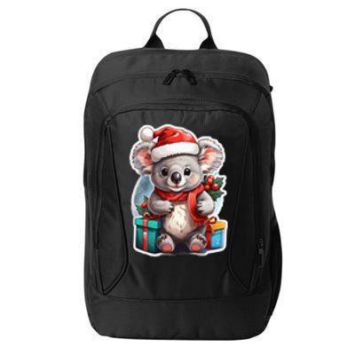 Christmas Koala Bear City Backpack