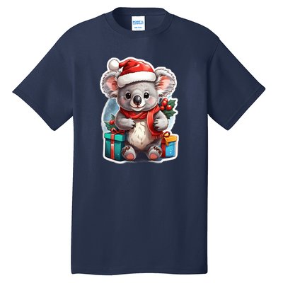 Christmas Koala Bear Tall T-Shirt