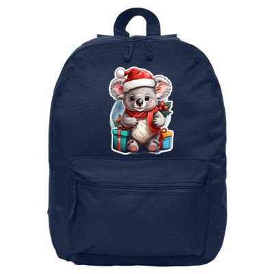 Christmas Koala Bear 16 in Basic Backpack