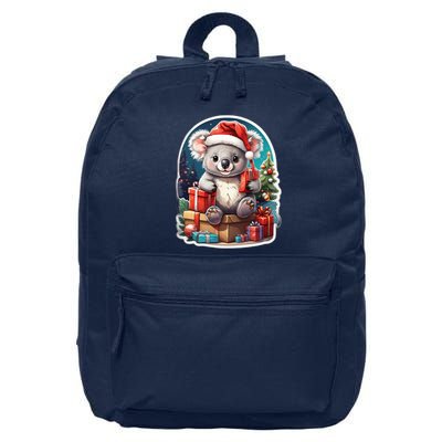 Christmas Koala Bear 16 in Basic Backpack
