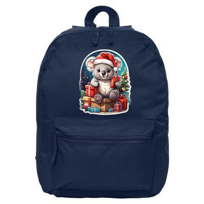 Christmas Koala Bear 16 in Basic Backpack