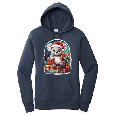 Christmas Koala Bear Women's Pullover Hoodie