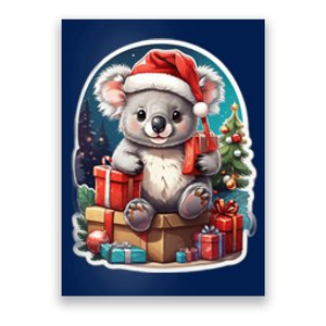 Christmas Koala Bear Poster