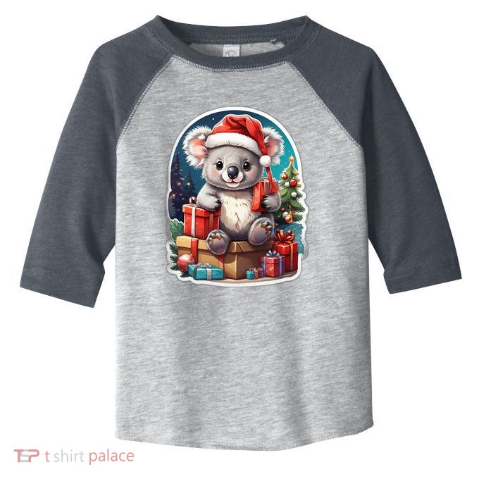 Christmas Koala Bear Toddler Fine Jersey T-Shirt