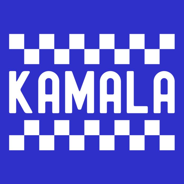 Checkered Kamala Black And White Checkerboard Funny Gift Button