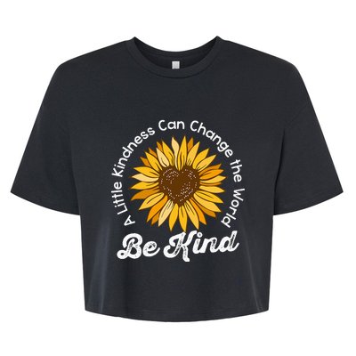 Choose Kindness Be Kind Unity Day Bully Prevention Month Bella+Canvas Jersey Crop Tee