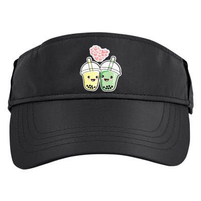 Cute Kawaii Boba Bubble Tea Adult Drive Performance Visor