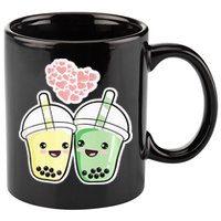 Cute Kawaii Boba Bubble Tea 11oz C Handle Ceramic Mug