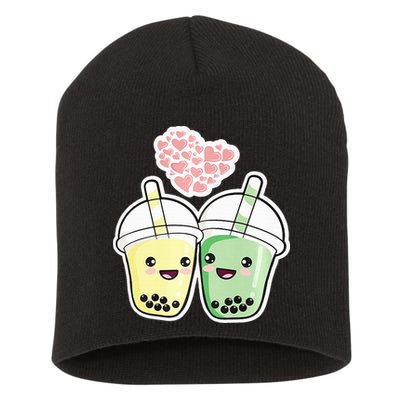 Cute Kawaii Boba Bubble Tea Short Acrylic Beanie
