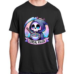 Cereal Killer Breakfast Cereal Bowl Cereals Skull Skeleton Adult ChromaSoft Performance T-Shirt