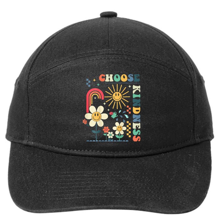   Choose Kindness Be Kind Inspirational 7-Panel Snapback Hat