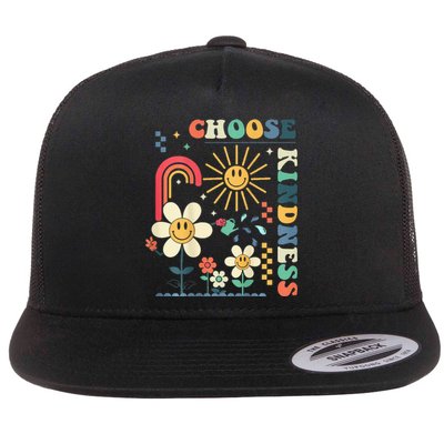   Choose Kindness Be Kind Inspirational Flat Bill Trucker Hat