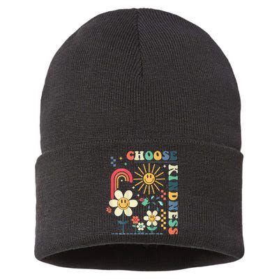   Choose Kindness Be Kind Inspirational Sustainable Knit Beanie