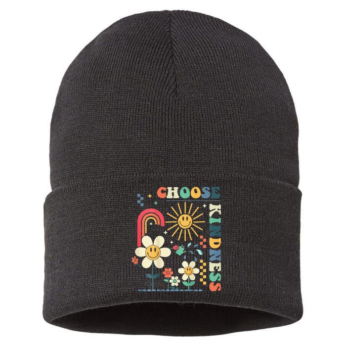   Choose Kindness Be Kind Inspirational Sustainable Knit Beanie